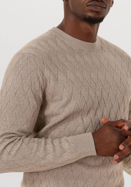Sand GENTILUOMO Pullover ROUND LS - large