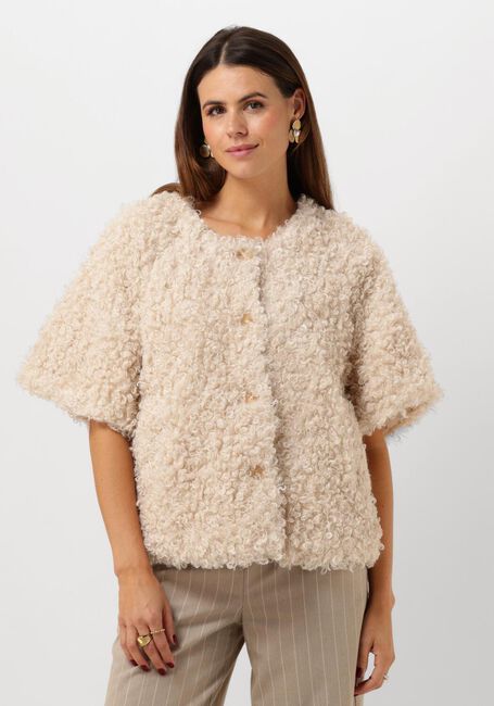 Weiße SUMMUM Gilet JACKET FAUX FUR - large