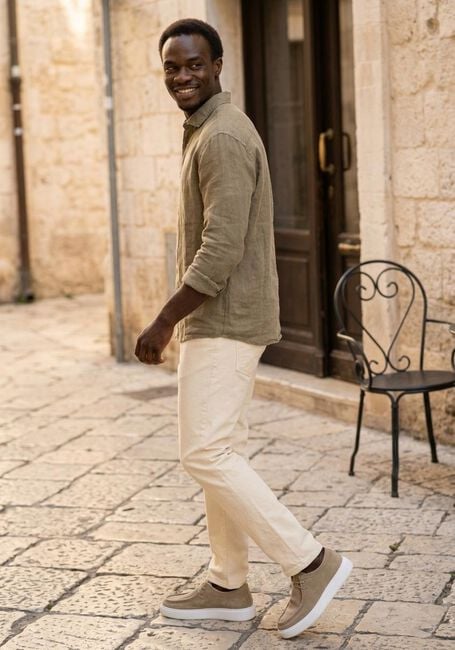 Taupe THE GOODPEOPLE Casual-Oberhemd SOHO - large