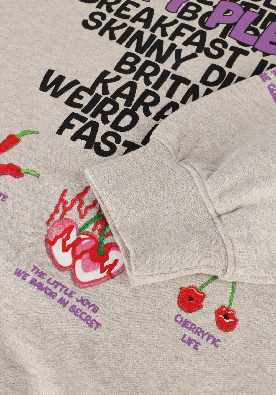 Graue HARPER & YVE Pullover GUILTYLIST-SW - large