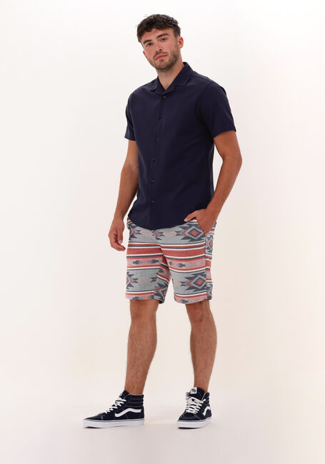 Dunkelblau ANERKJENDT Casual-Oberhemd AKLEO SEERSUCKER SS SHIRT - large