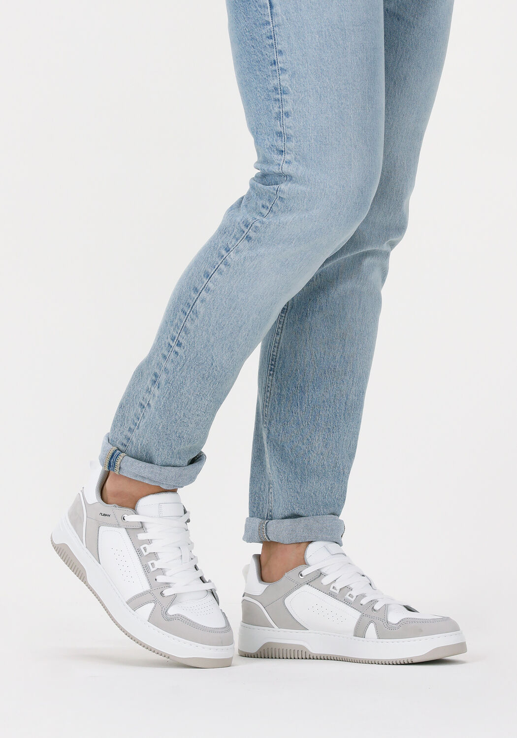 Wei&szlig;e NUBIKK Sneaker Low BASKET BALBOA - large