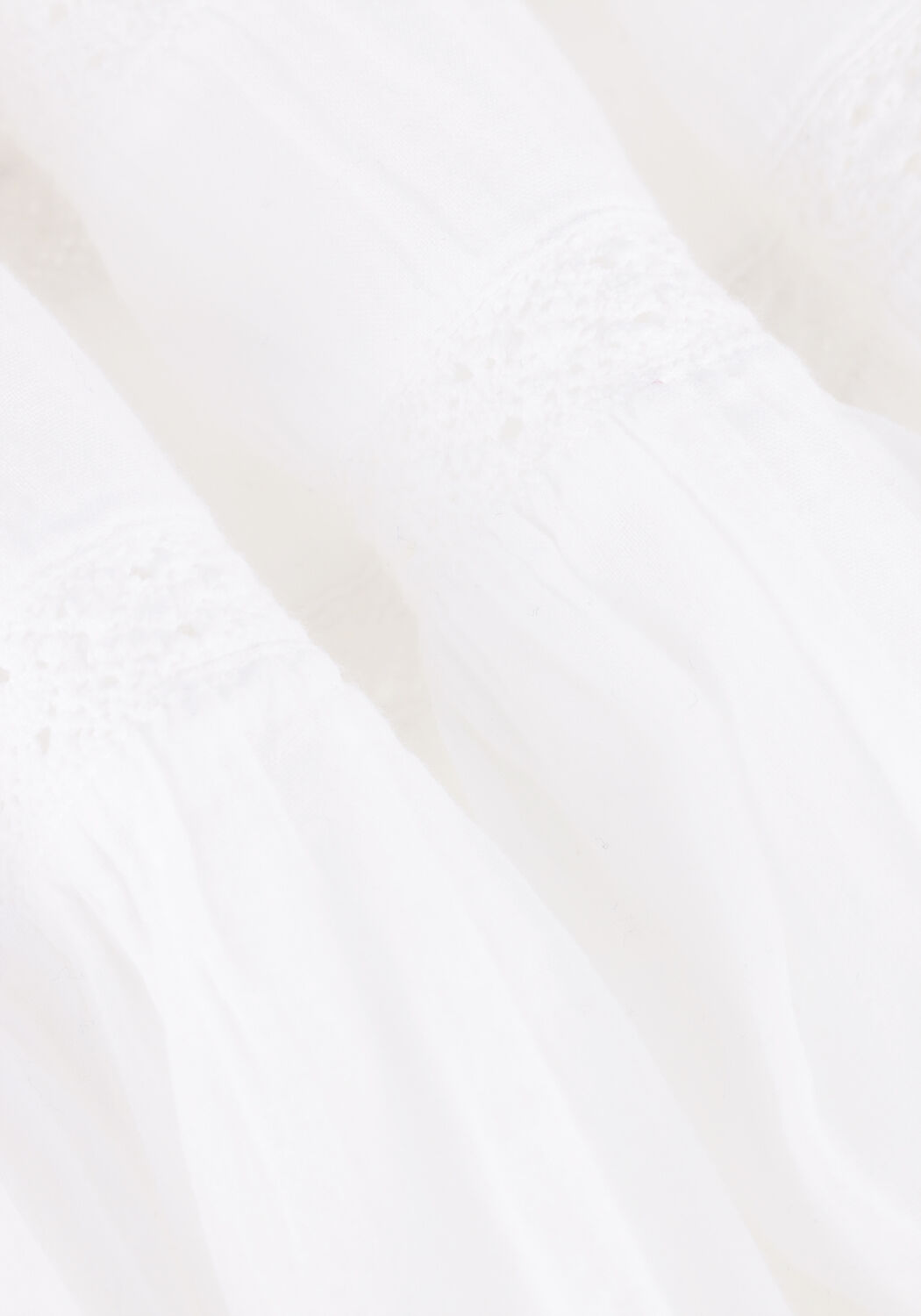 Wei&szlig;e NEO NOIR Minirock CALLIA S VOILE SKIRT - large