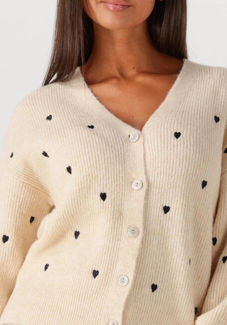Creme Y.A.S. Strickjacke YASBOW LS EMBROIDED KNIT CARDIGAN - large