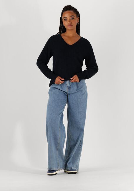 Dunkelblau SELECTED WOMEN Pullover SLFLULU NEW LS KNIT V-NECK B NOOS - large