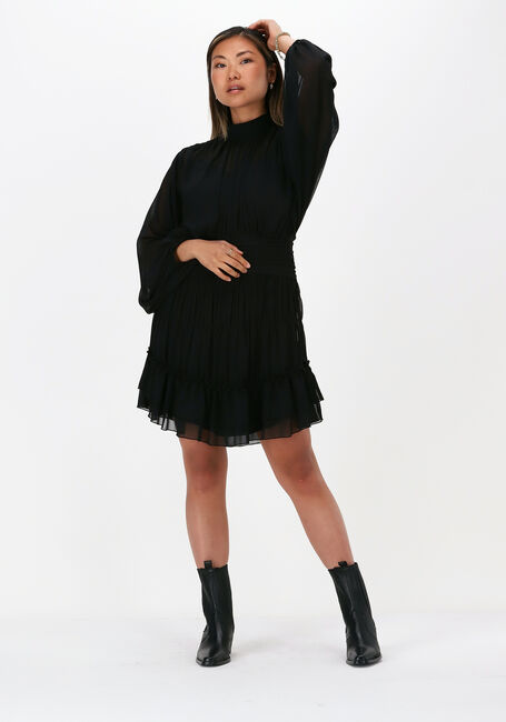 Schwarze Y.A.S. Minikleid YASYVES LS DRESS - SHOW S. - large