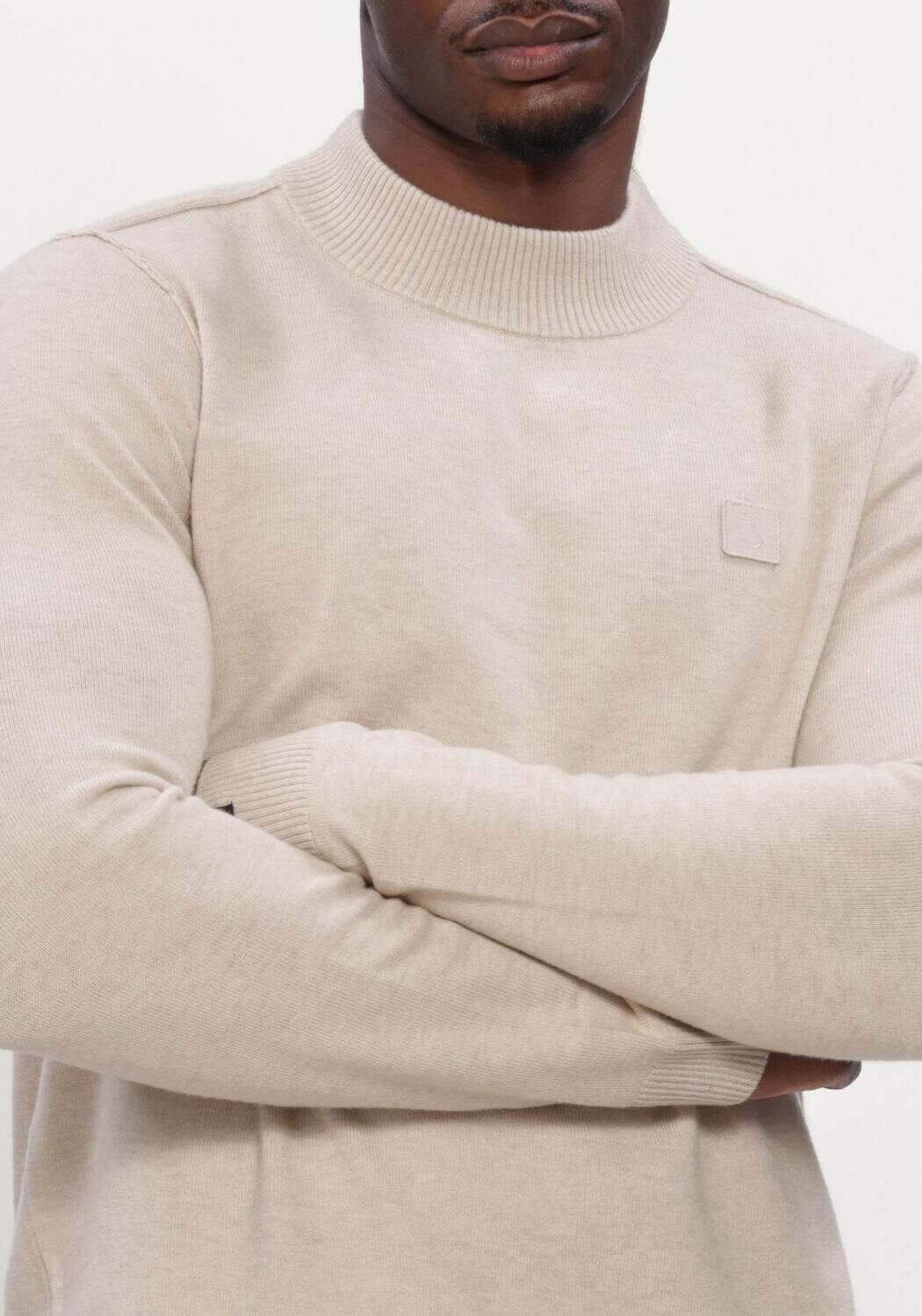 Beige BUTCHER OF BLUE Pullover CLIFDEN MOCK - large
