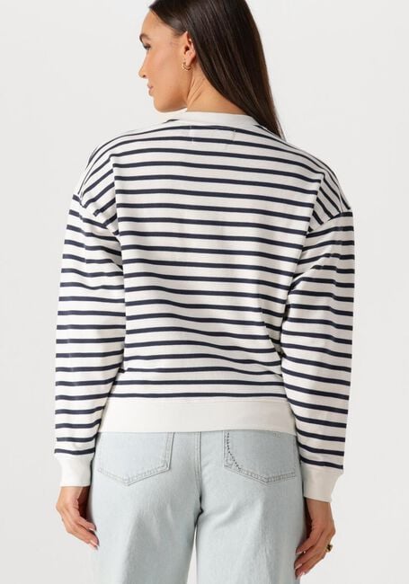 Beige NUKUS Pullover PAIGE SWEATER STRIPE - large