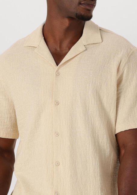 Beige BUTCHER OF BLUE Casual-Oberhemd RIPLEY STRUCTURE SHIRT - large