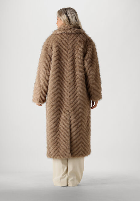 Beige STAND STUDIO Fake-Fur-Jack WYNTHER COAT - large