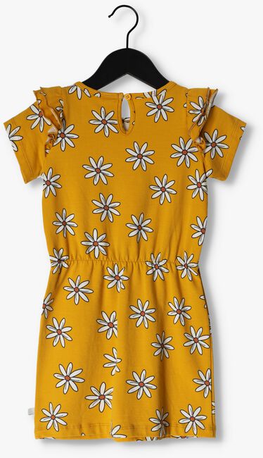 Ocker CARLIJNQ Minikleid FLOWER - RUFFLED DRESS - large