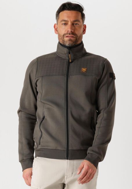 Grüne PME LEGEND Jack ZIP JACKET SPACER LOOK SWEAT - large