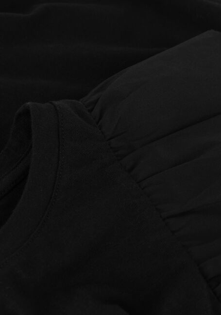 Schwarze LIU JO T-shirt JERSEY/POPELINE T-SHIRT - large
