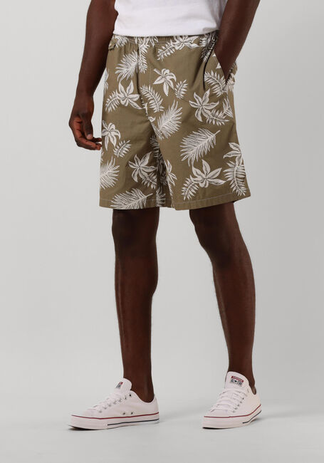 Khaki SCOTCH & SODA Kurze Hose SEASONAL RELAXED STRAIGHT - PRINTED POPLIN BERMUDA - large