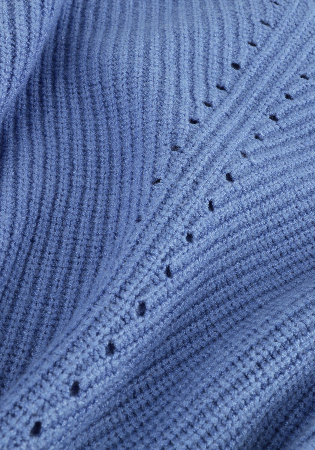 Blaue MINUS Pullover MIEKE V-NECK KNIT PULLOVER - large