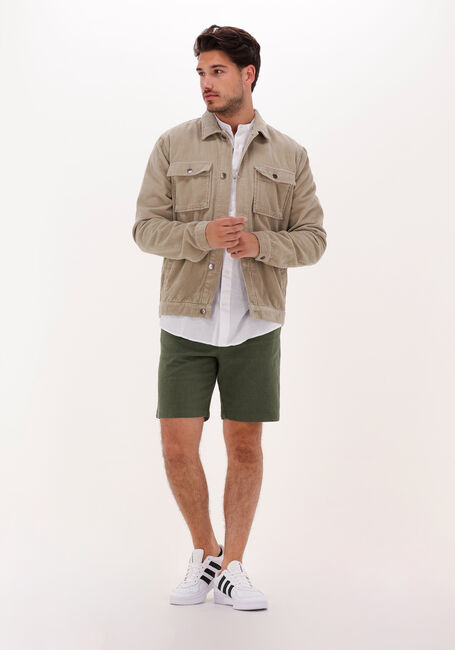 Khaki FORÉT Overshirt CLUSTER CORDUROY - large