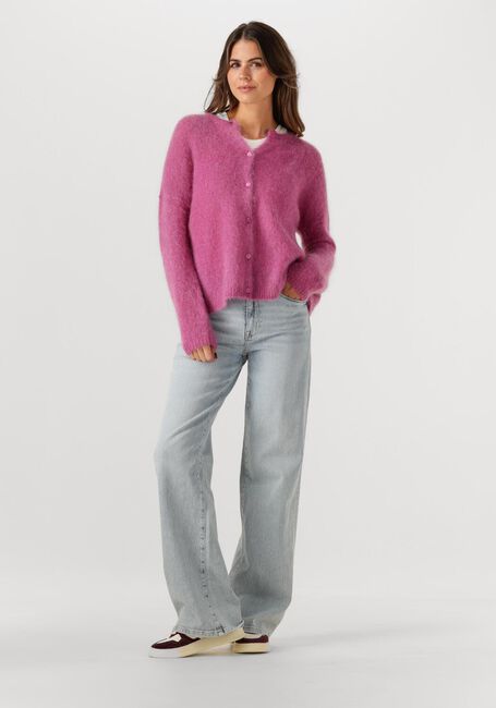 Fuchsie DES PETITS HAUTS Strickjacke BEA - large