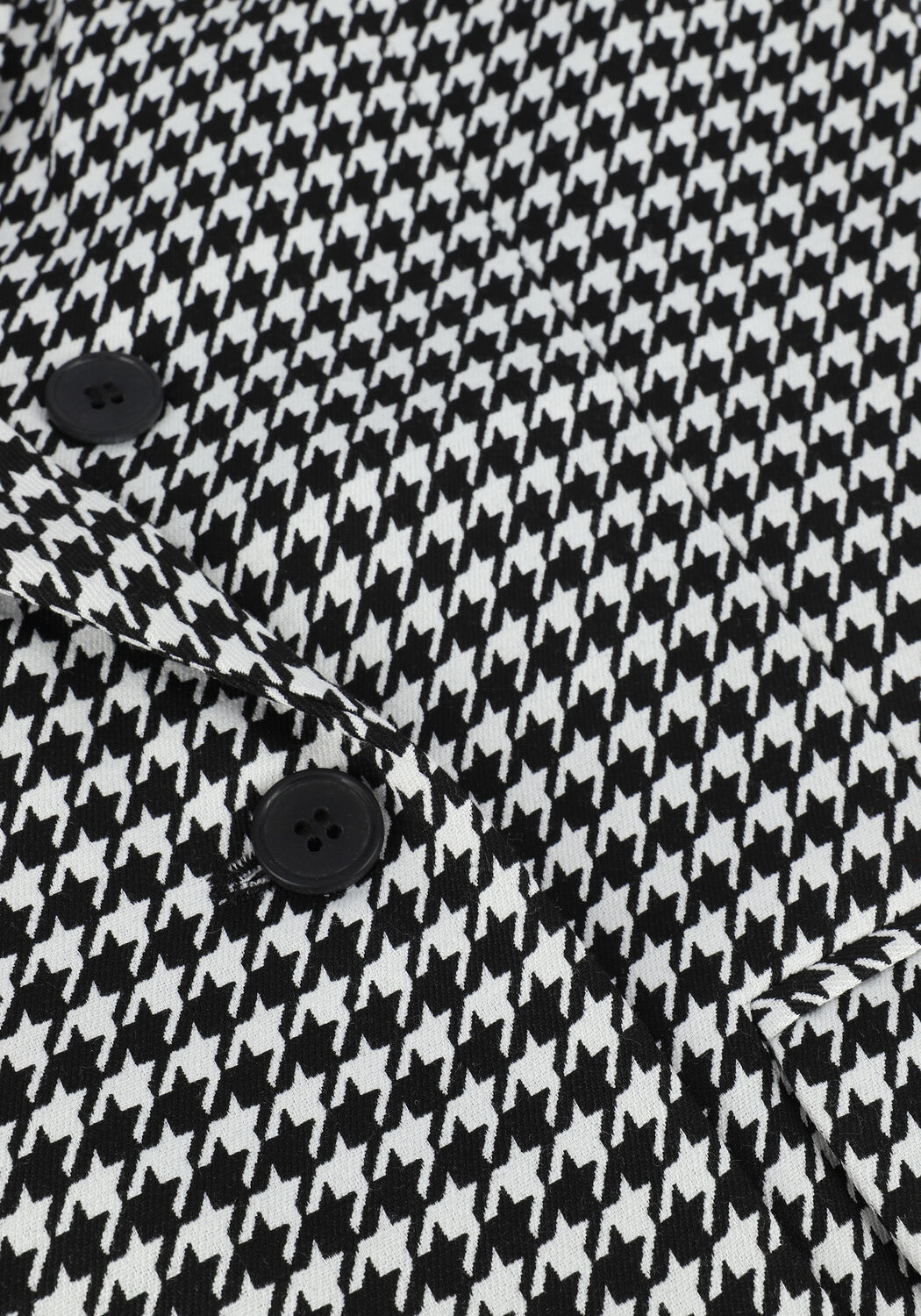 Schwarze SELECTED WOMEN Blazer SLFMUSA BLAZER EX HOUNDTOOTH - large