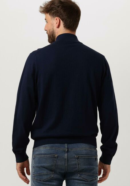 Dunkelblau PS PAUL SMITH Pullover MENS SWEATER ZIP NECK ZEB BAD - large