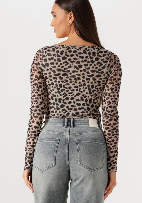 Graue CATWALK JUNKIE Tops & T-shirts CHEETAH MESH LONG SLEEVE - large