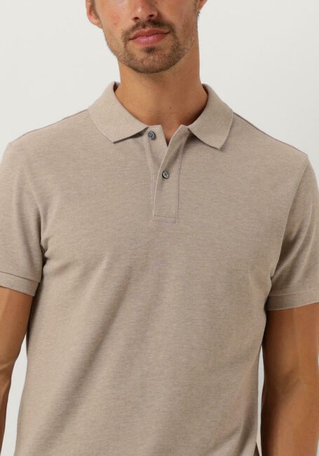 Beige PROFUOMO Polo-Shirt POLO SHORT SLEEVE - large