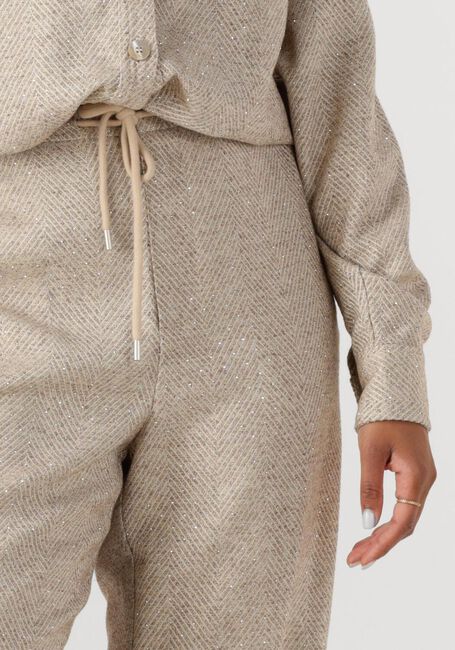 Beige NUKUS Jogginghose VERA PANTS STRASS - large