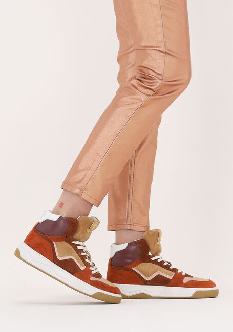 Cognacfarbene FLORIS VAN BOMMEL Sneaker low SFW-10067 - large