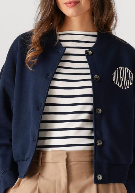 Dunkelblau TOMMY HILFIGER Jack VARSITY FLEECE BOMBER - large