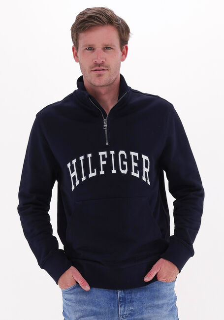 Dunkelblau TOMMY HILFIGER Pullover HILFIGER ARCH CASUAL MOCKNECK - large