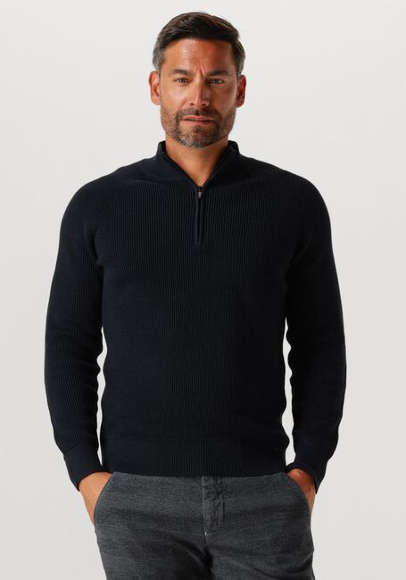 Dunkelblau GENTILUOMO Pullover TURTLE ZIP - large