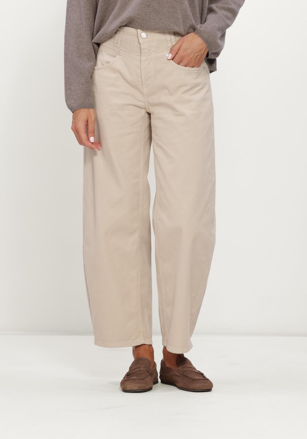 Beige CAMBIO Weite Hose ODELE - large
