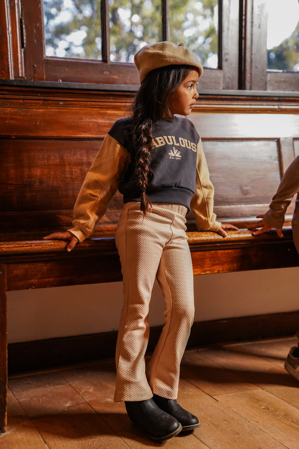 Beige KOKO NOKO Schlaghose O56938 - large