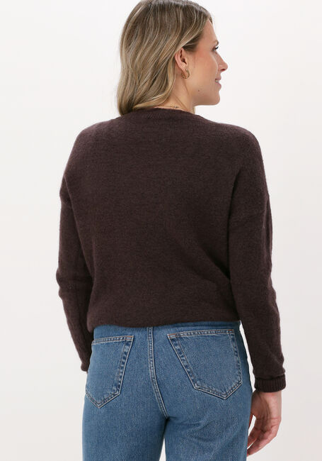 Braune MSCH COPENHAGEN Pullover FEMME MOHAIR O PULLOVER - large
