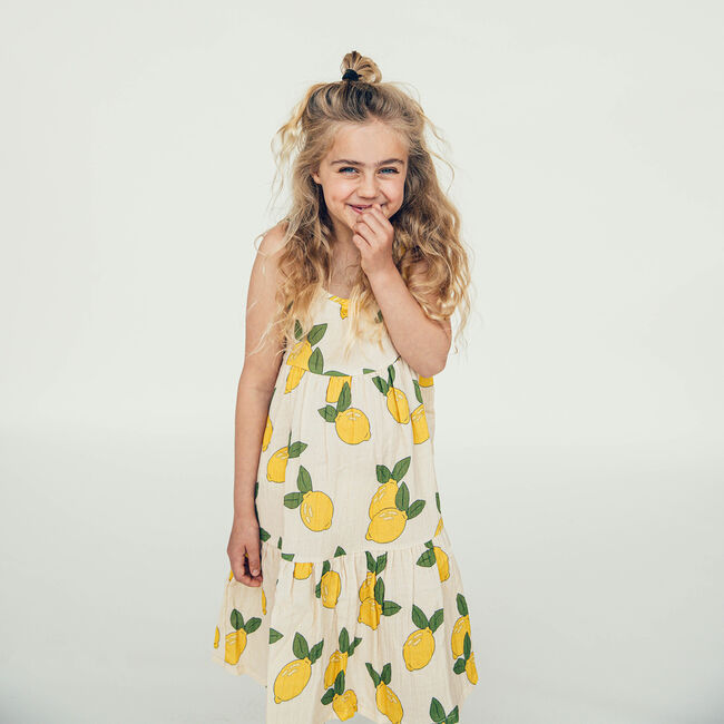 Nicht-gerade weiss CARLIJNQ Maxikleid LEMON - HALTER DRESS - large