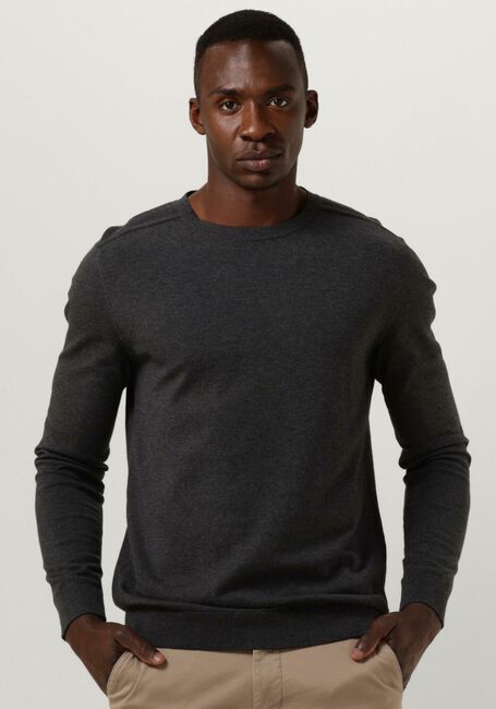 Graue SELECTED HOMME Pullover SLHBERG CREW NECK B - large
