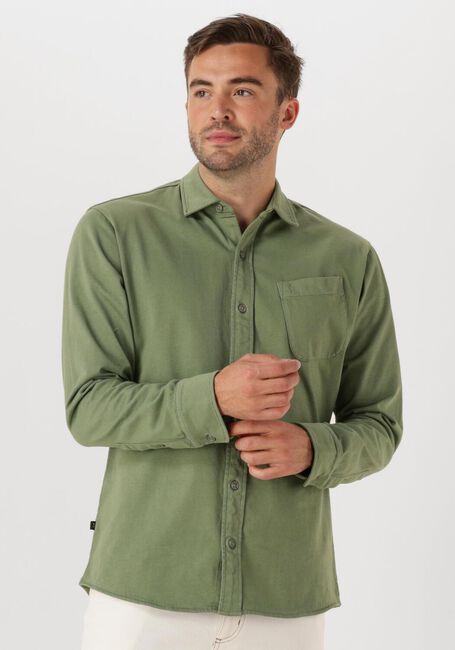 Grüne BUTCHER OF BLUE Casual-Oberhemd AIDAN JERSEY SHIRT - large