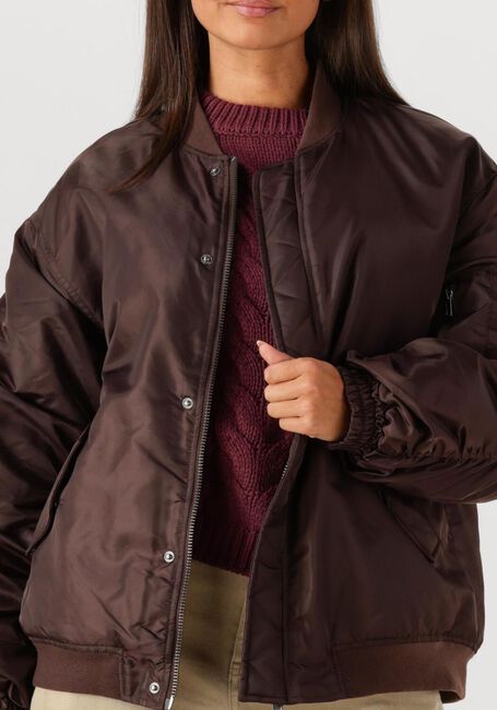 Braune OBJECT Jack OBJMARY OVERSIZE BOMBER JACKET - large