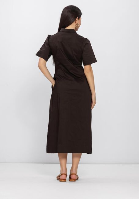 Braune NEO NOIR Kleider BAIA POPLIN DRESS - large