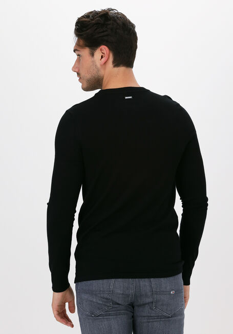 Schwarze PUREWHITE Pullover ESSENTIAL KNIT CREWNECK - large