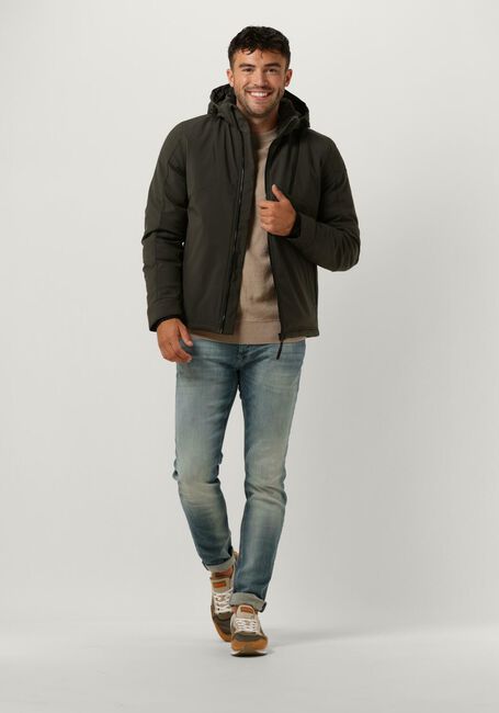 Beige CAST IRON Parkas HOODED JACKET SOFTSHELL SUPERBOLT - large