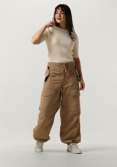 Beige SELECTED FEMME Pullover SLFMALA 2/4 KNIT O-NECK B - large