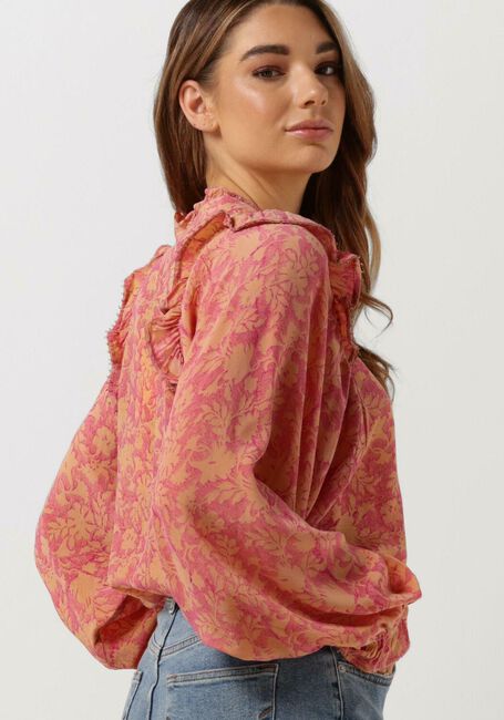 Orangene SISSEL EDELBO Blusen JUANA SILK SHIRT - large