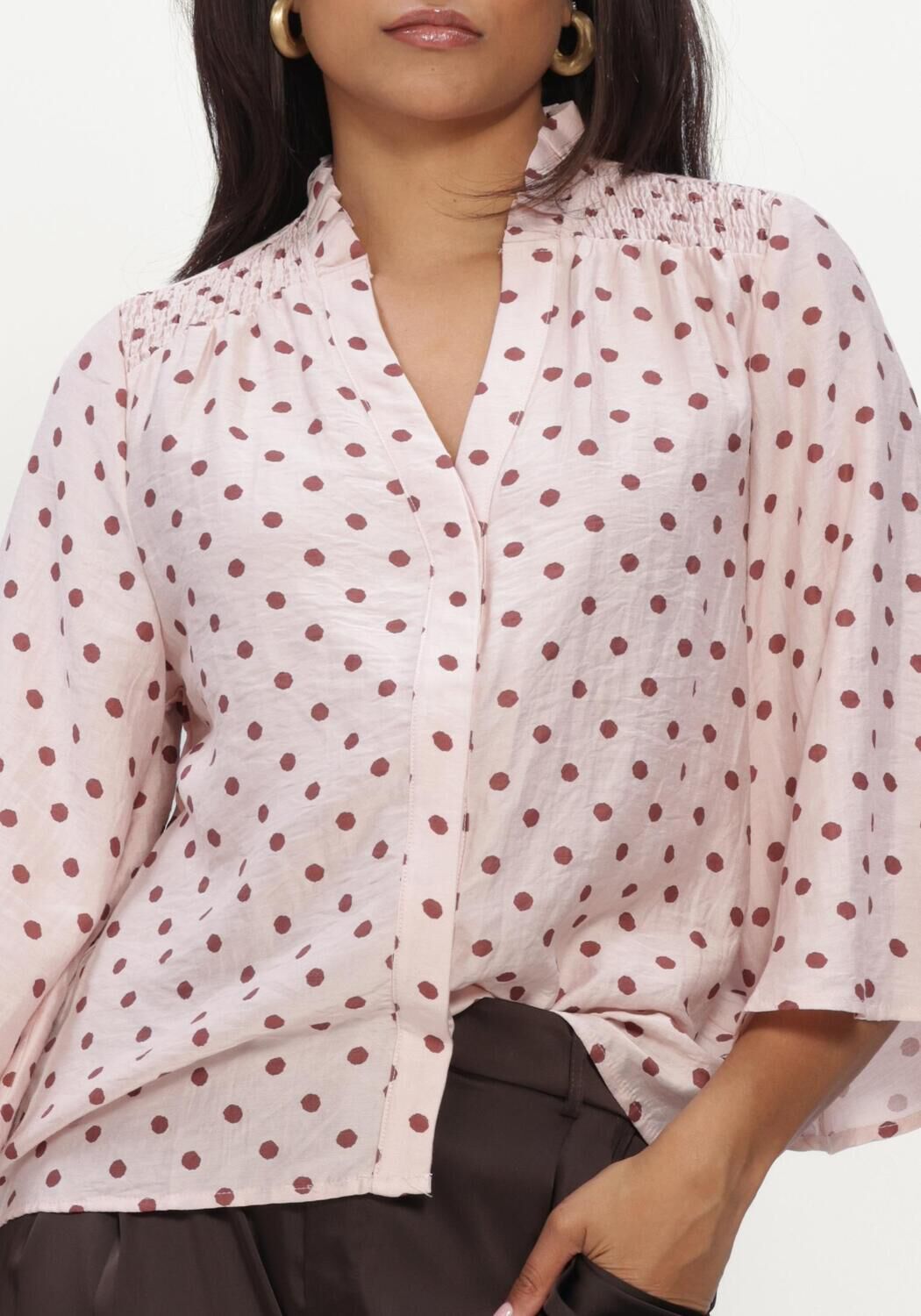 Hell-Pink MINUS Blusen MSVIVIANA V- NECK BLOUSE - large