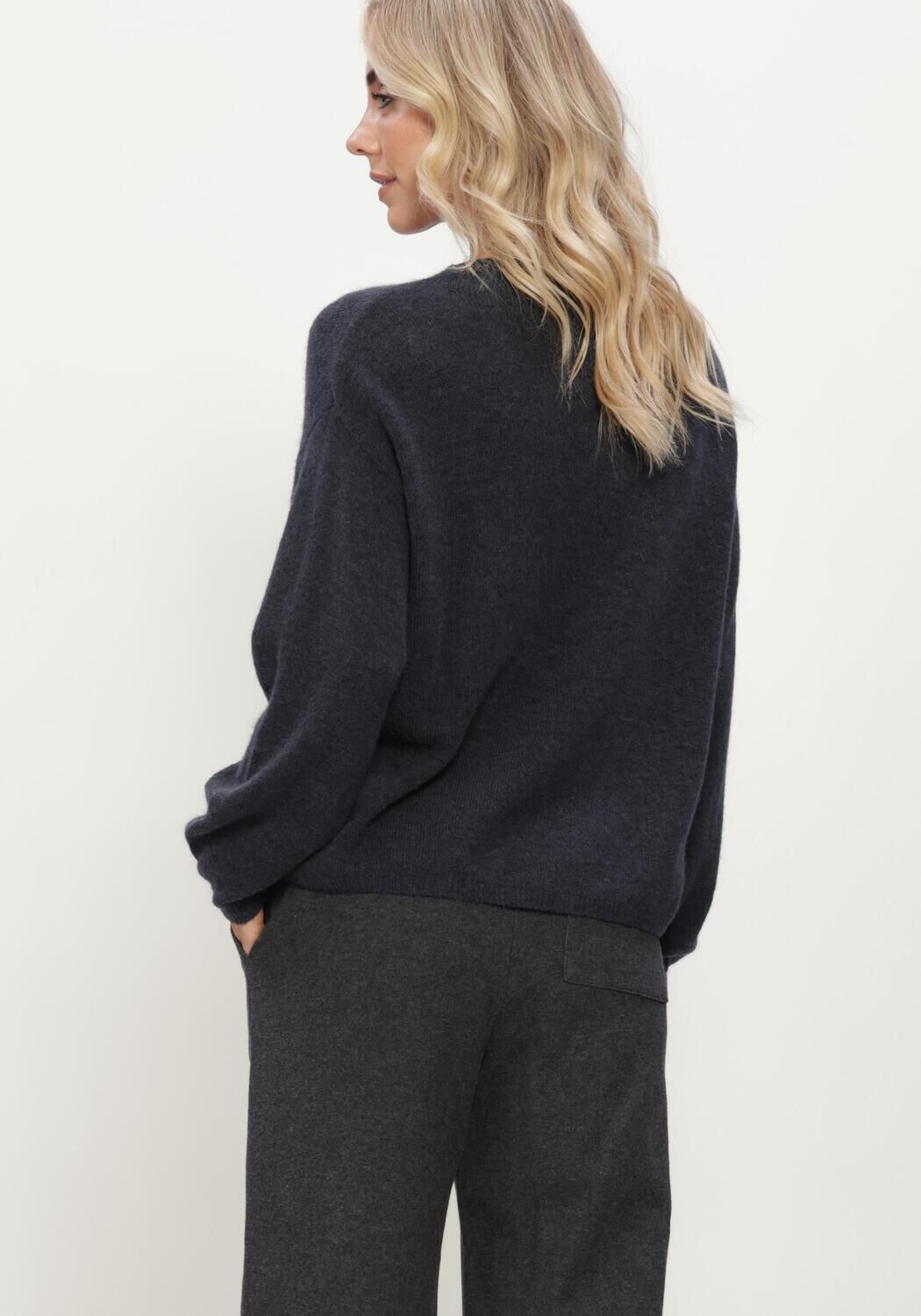 Dunkelgrau MSCH COPENHAGEN Pullover MSCHVILOH ALEGRIA PULLOVER - large