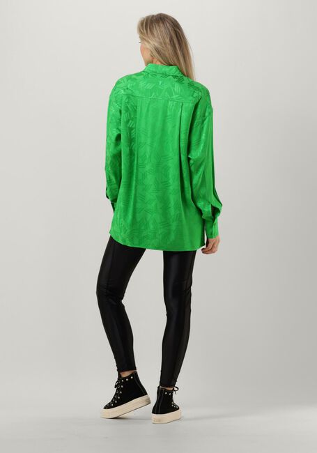 Grüne ALIX THE LABEL Bluse LADIES WOVEN OVERSIZED JACQUARD BLOUSE - large