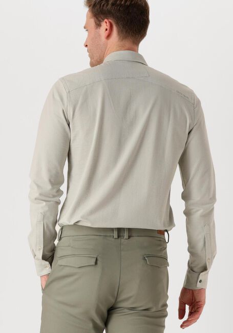Grüne CAST IRON Casual-Oberhemd LONG SLEEVE SHIRT TEC DOBBY JERSEY STRIPE - large