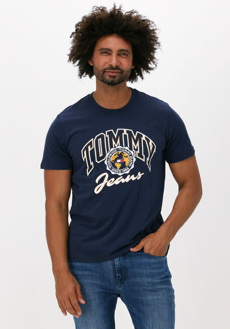 Dunkelblau TOMMY JEANS T-shirt TJM BOLD COLLEGE GRAPHIC TEE - large