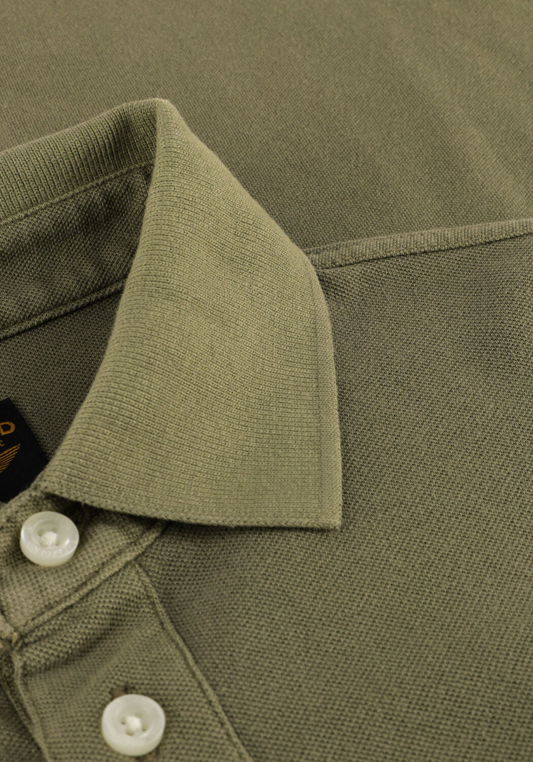 Olive PME LEGEND Polo-Shirt PIQUE GARMENT DYE - large