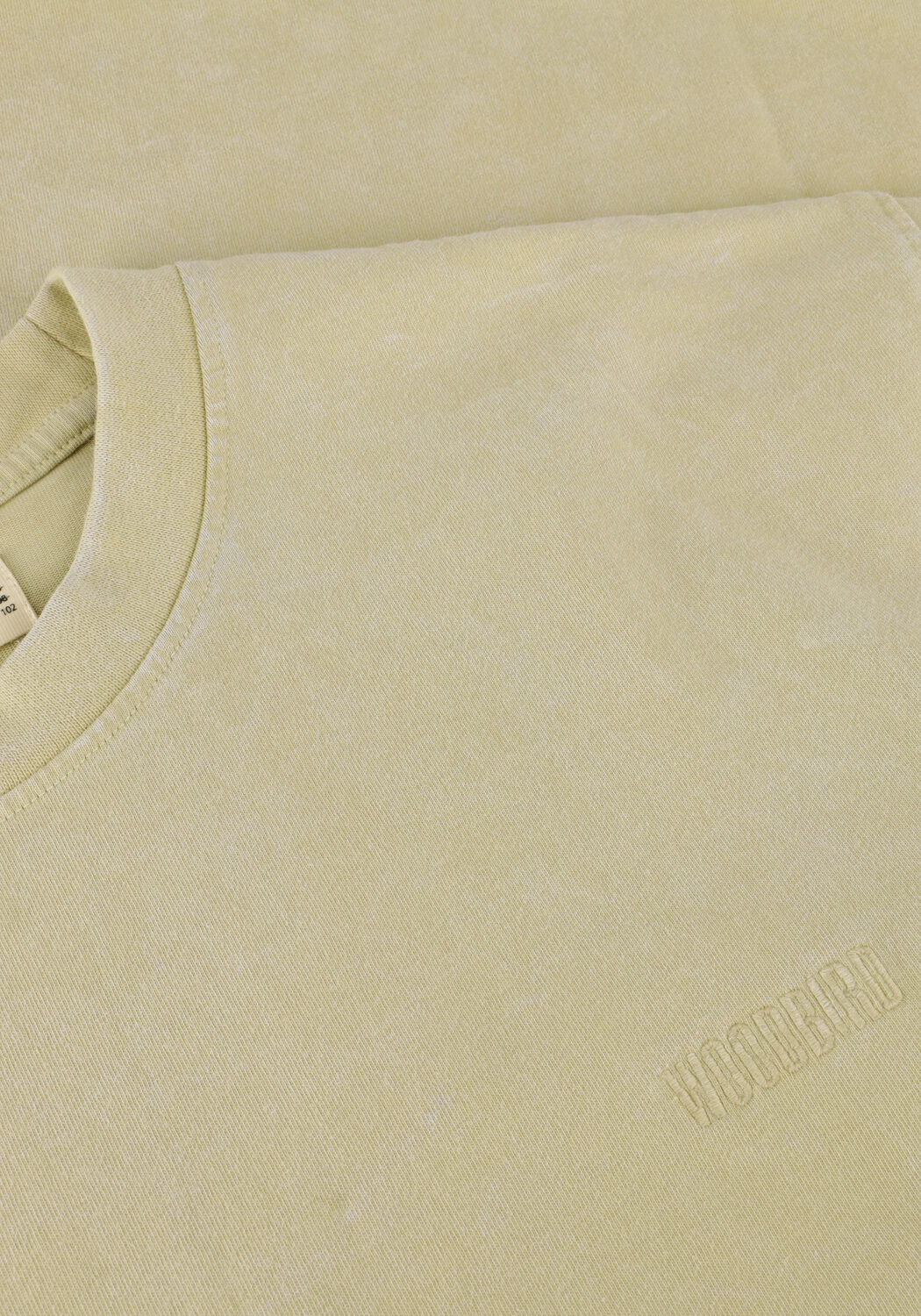 Sand WOODBIRD T-shirt WBBAINE WASHED TEE - large