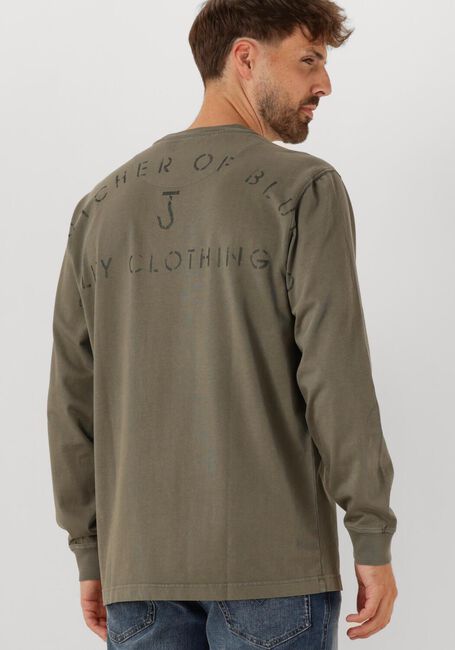 Olive BUTCHER OF BLUE T-shirt ARMY QCC LOOSE TEE LS - large